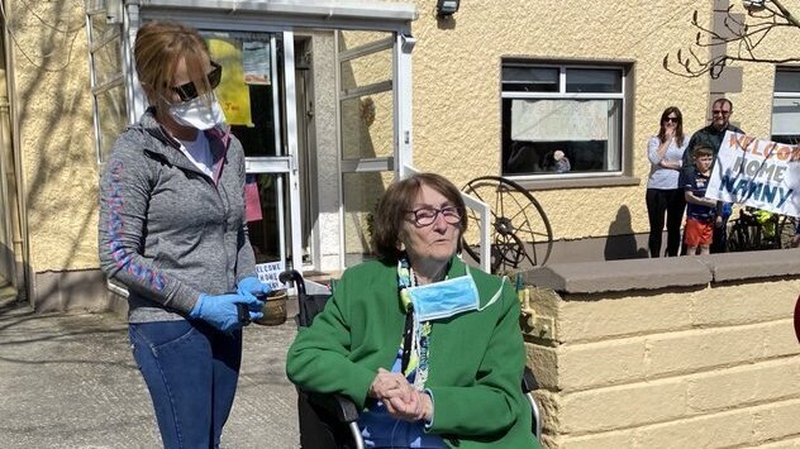 Mary Joe Kilmurray was diagnosed with Covid-19 while recovering after breaking her hip