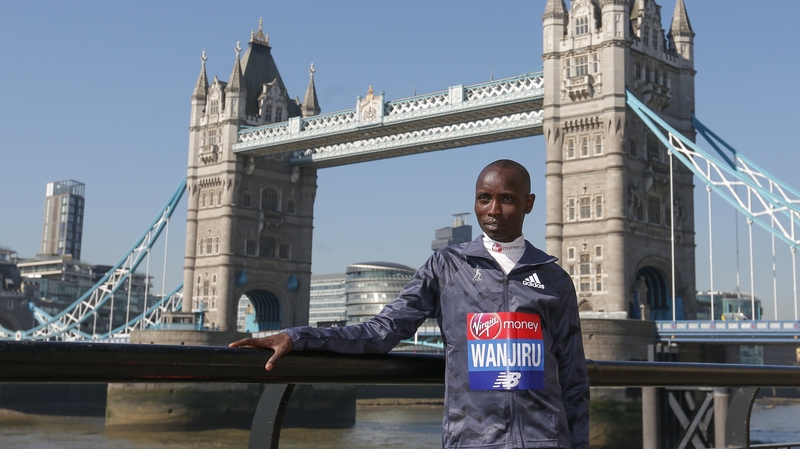 Daniel Wanjiru after his London victory three years ago