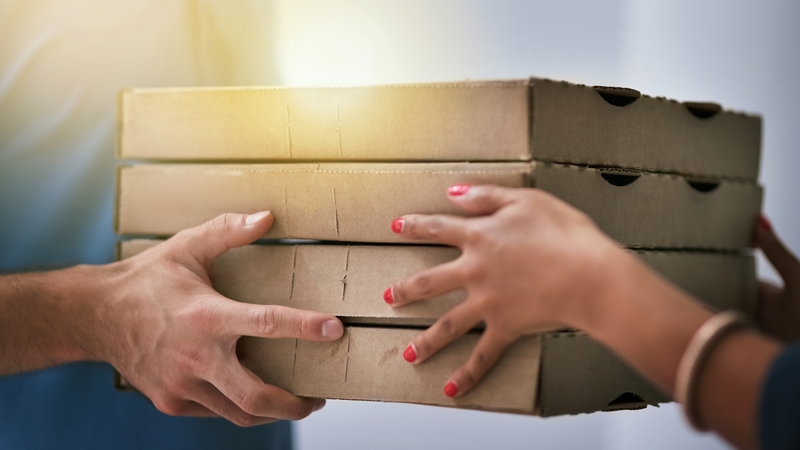 Some drug dealers are using food deliveries to move drugs, completely unknown to the businesses (file pic)