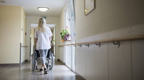 More than half of the deaths from the virus in this country have been associated with nursing homes (File image)