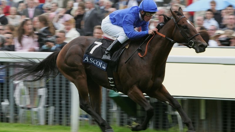Shamardal wins the St James's Palace Stakes in 2005 under Kerrin McEvoy
