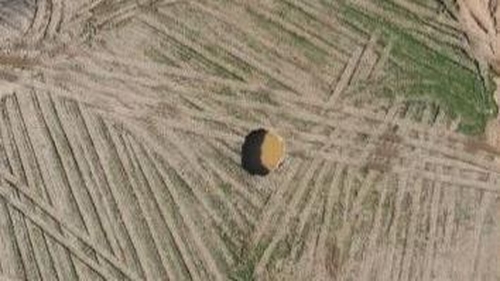 The hole was discovered following an aerial survey this week