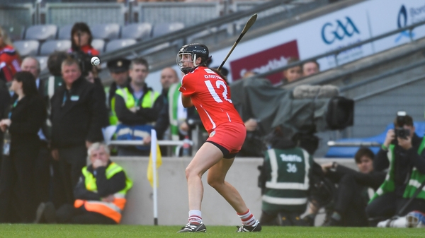 Orla Cotter scores the winning point in the 2018 All-Ireland final