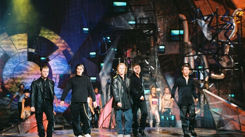 Boyzone delivered a memorable interval performance from the 1997 Eurovision Song Contest