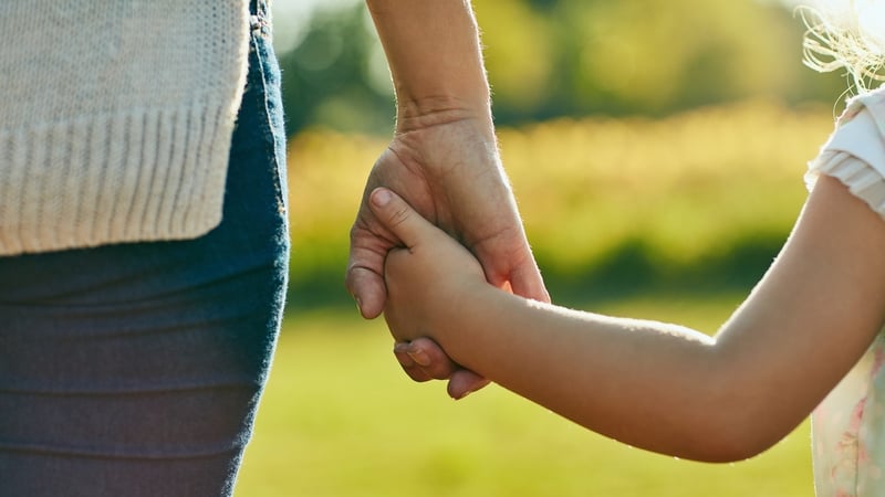 The ESRI said 21% of children in lone parent families were persistently at risk of poverty (Stock image)
