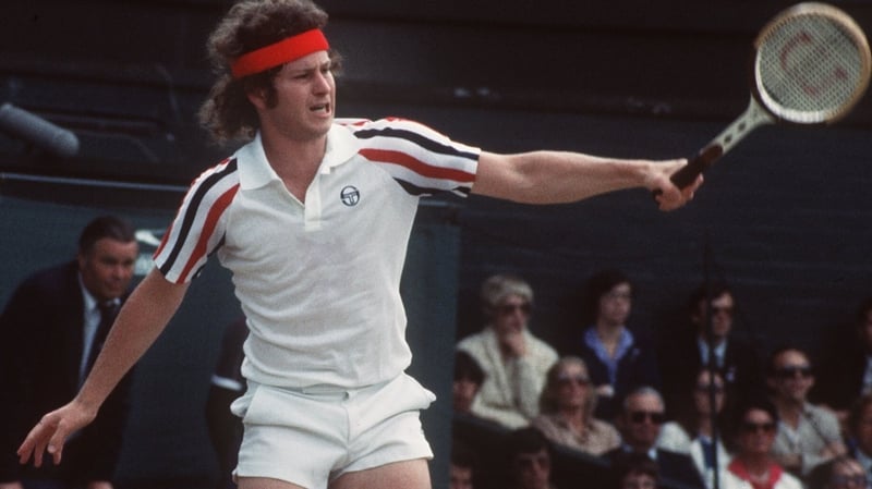 John McEnroe and the most famous four-word catchphrase in the civilized world of tennis: "you cannot be serious!"