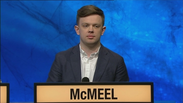 Conor McMeel on tonight's University Challenge