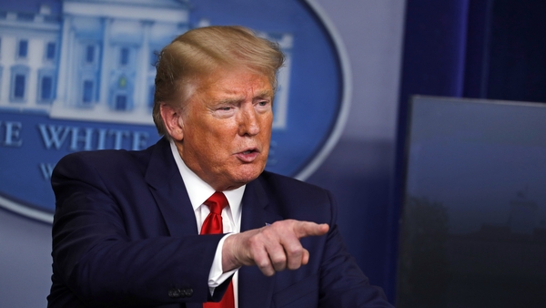 Donald Trump says he is responding to 'the attack from the Invisible Enemy'