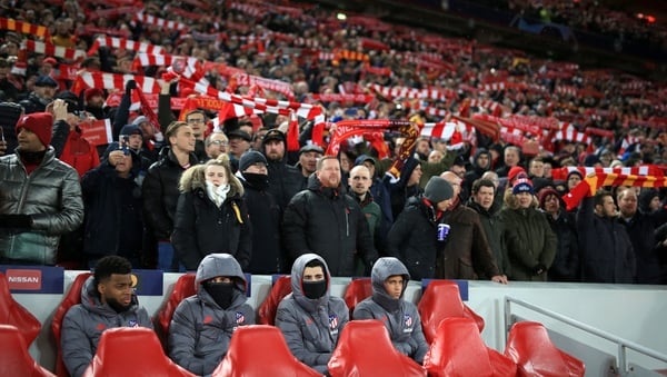 More than 3,000 Spanish fans made the trip to Liverpool for the game