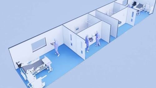 MediPods provide a fast, flexible solution for modular and on-demand medical workspaces to support the healthcare sector