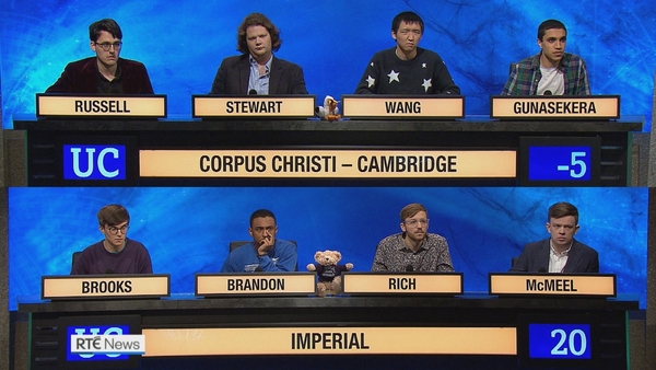 University Challenge Winner: "There's nothing kind of that makes