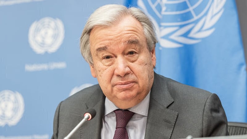 Antonio Guterres has cautioned governments against bailing out heavily polluting industries