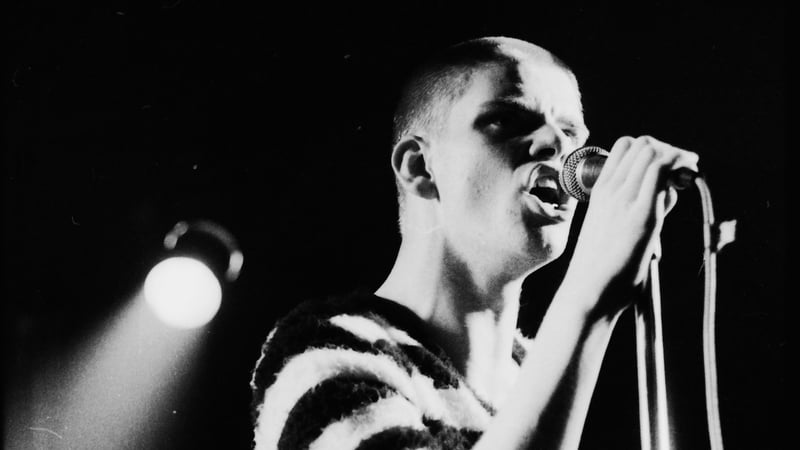 Finbarr Donnelly on stage at the Arcadia (Pic: Ciarán Ó Tuama)