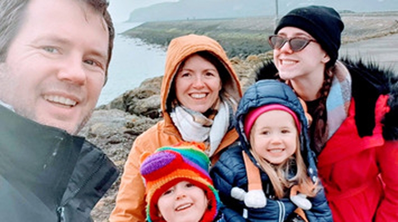 Emma 39, Ray 40, Lucy 18, Eve 6 and Alice 2.