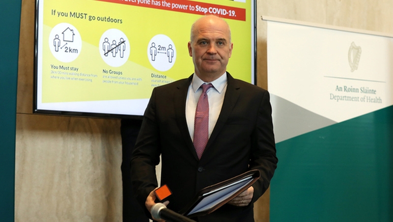 Dr Holohan said the Department of Health was confident that the reproductive rate of the virus could be kept below one as long restrictions and behaviours remained as they were