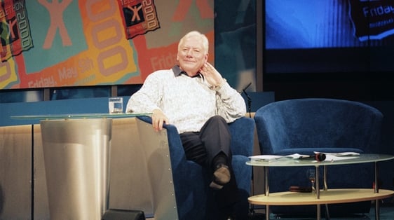 Gay Byrne Hosts Telethon 2000