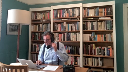 The award-winning broadcaster has become something of an online sensation, courtesy of his home broadcasting. Donal O'Donoghue catches up with him to find out more.
