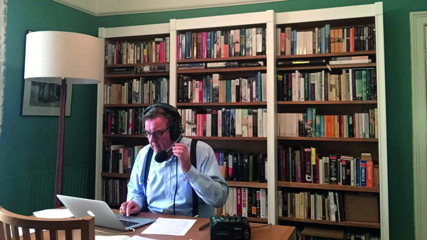 The award-winning broadcaster has become something of an online sensation, courtesy of his home broadcasting. Donal O'Donoghue catches up with him to find out more.