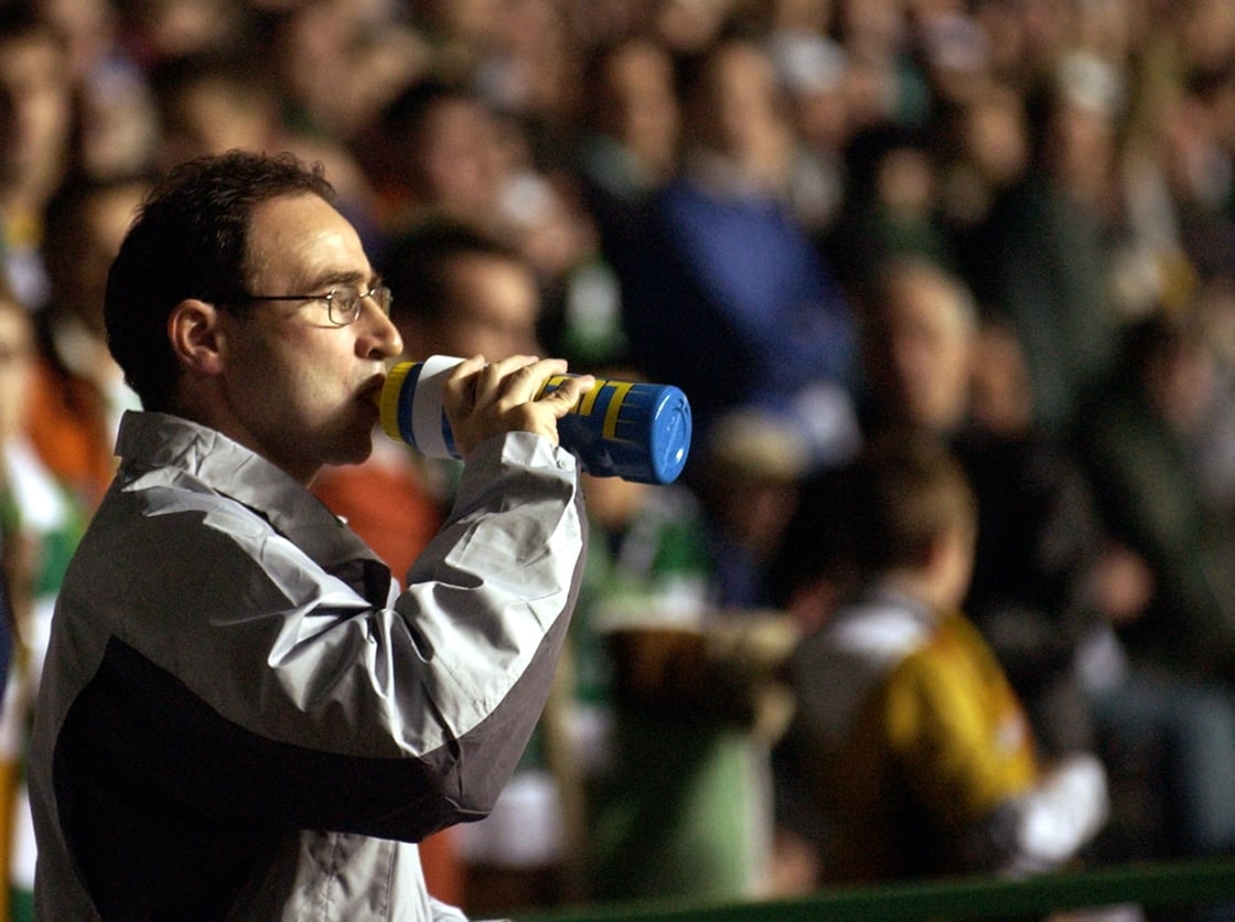Martin O'Neill at Celtic in 2002