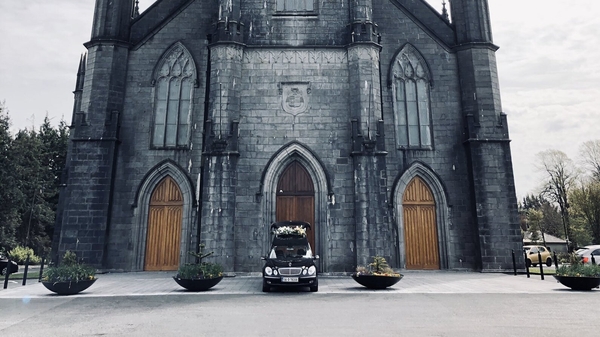 Immediate family only attended the ceremony in Tuam Co Galway