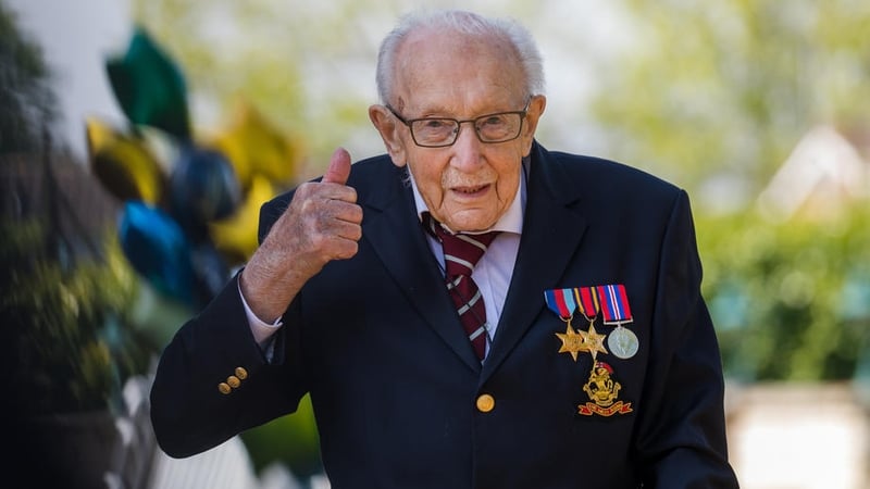 Capt Tom Moore raised millions for the NHS