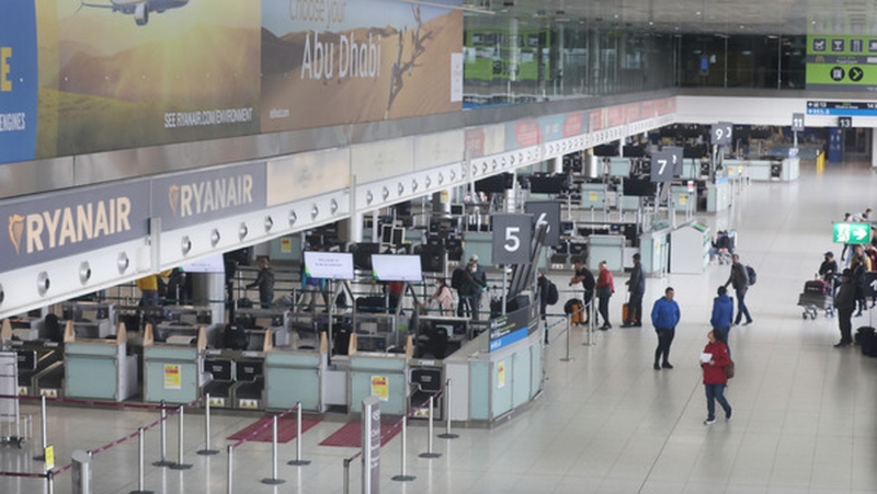 New CSO figures show a drop of 99% in the number of people travelling to and from Ireland in April