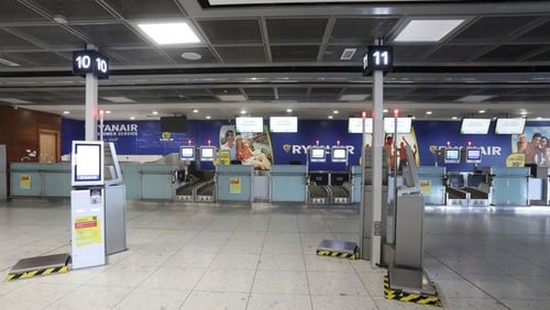 Passenger numbers at both Cork and Dublin airports declined by 99% during the peak of the Covid-19 crisis