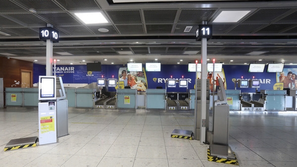 Passenger numbers at both Cork and Dublin airports declined by 99% during the peak of the Covid-19 crisis
