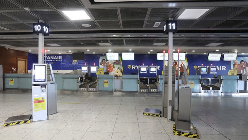 There were just 28,300 arrivals in May and 36,300 departures compared with monthly travel of more than 1.8 million in each direction the same time last year