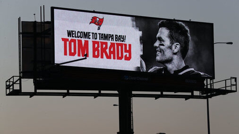 Tom Brady did get a warm welcome to Florida when he signed for Tampa