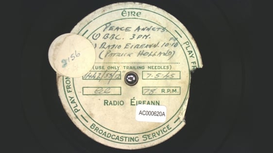 Acetate Disc Collection - Peace Announcement (QAC000620A)