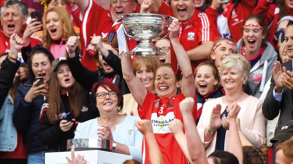 Rena Buckley with the prize