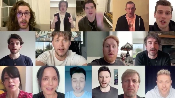 A host of Irish musicians virtually came together to spread an important message