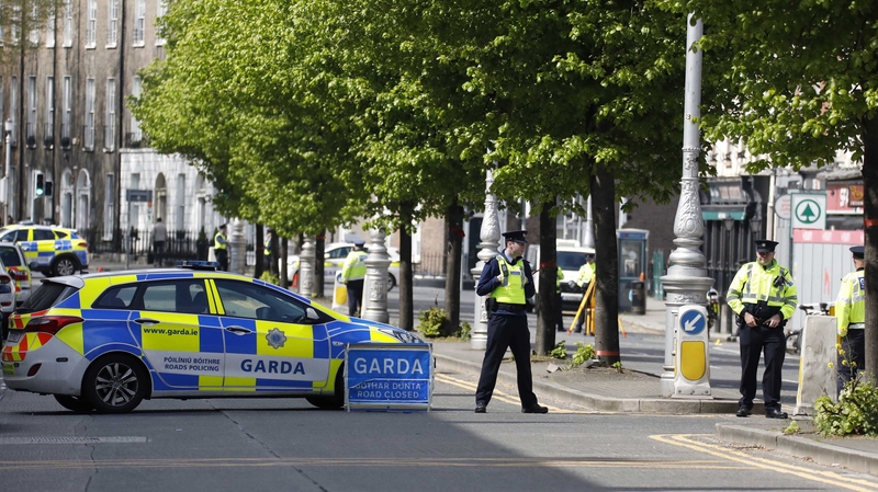 Lad Lane in Dublin 2 remains closed to traffic