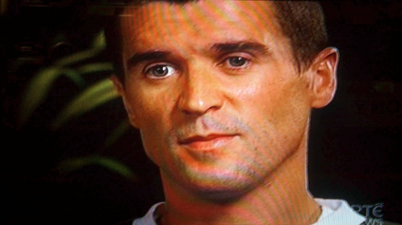 Roy Keane's famous interview with RTÉ journalist Tommie Gorman makes a cameo