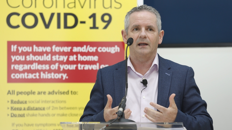 Paul Reid confirmed the overall number of people in hospitals treated for Covid-19 stands at 953