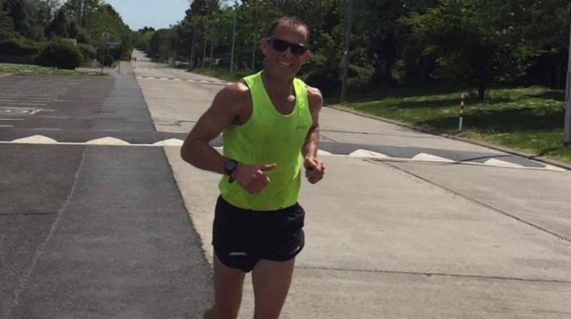 Waterford man Frank Quinlan has been running half-marathons within 2km of his home