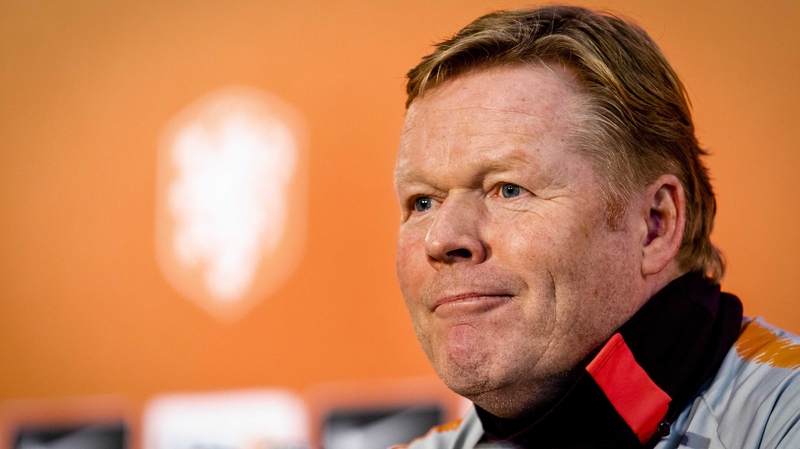 Koeman took the Dutch national job in February 2018