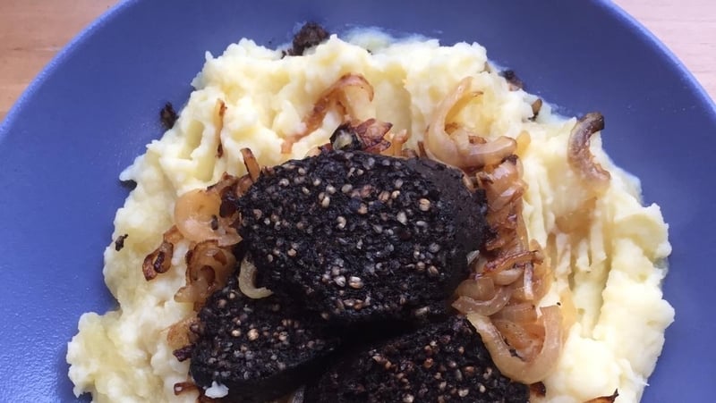 Mashed Potato with Black Pudding