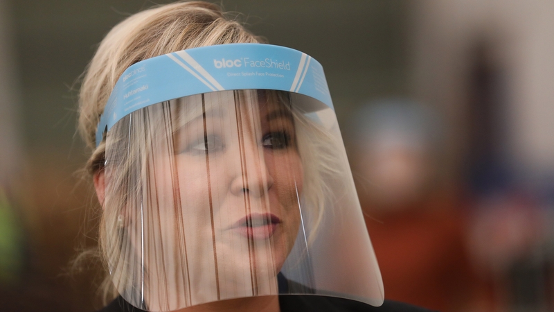 Michelle O'Neill said that coronavirus is moving across Ireland in the same way