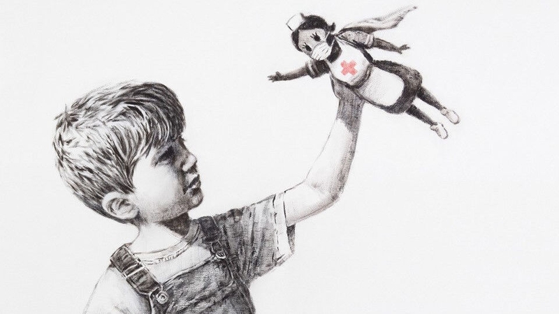 NHS charities will benefit from the sale of the work