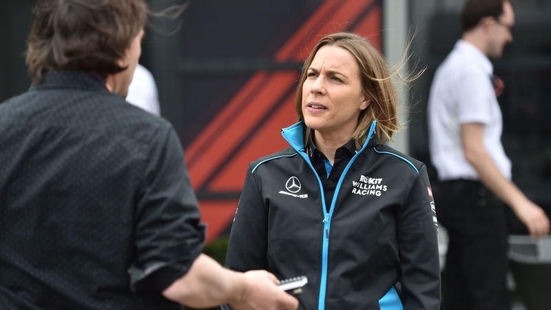 Williams team deputy principal Claire Williams