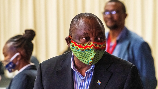 South African President Cyril Ramaphosa