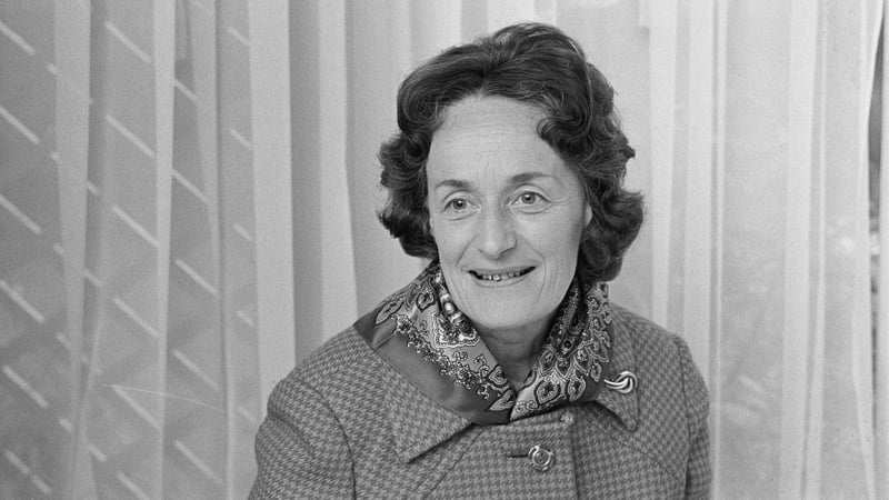 Rita Childers in 1973 for RTÉ Guide. Photo: Roy Bedell © RTÉ Photographic Archive