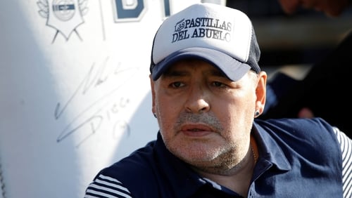 Diego Maradona died of a heart attack outside Buenos Aires on 25 November