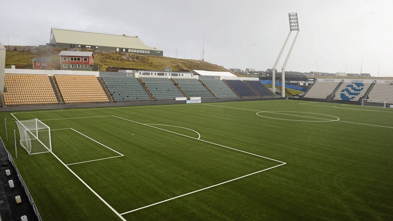 Torsvollur Stadium in Torshavn, Faroe Islands