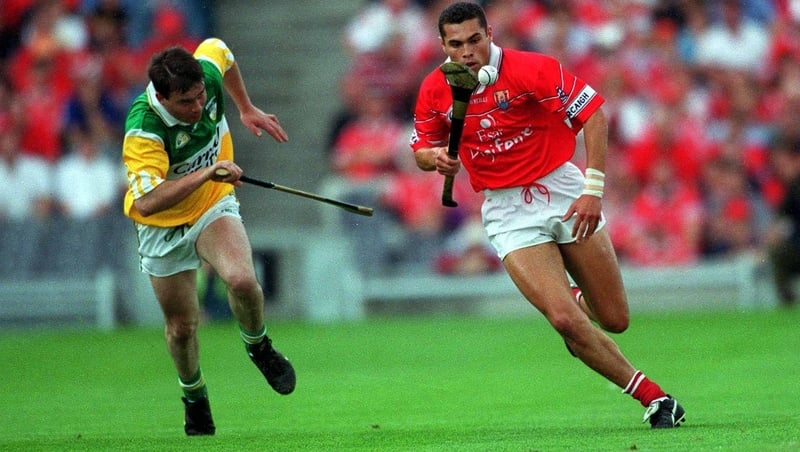 Seán Óg Ó hAilpín (R) in action for Cork