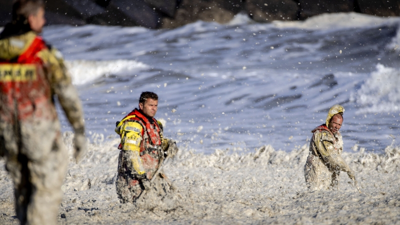 Rescue personnel recovered five bodies from the sea