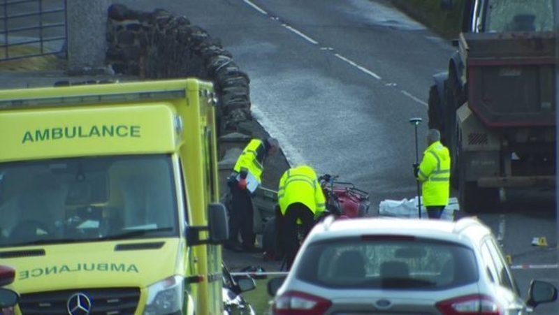 It is understood the collision involved a quad bike and a tractor yesterday afternoon (Pic: BBC NI)