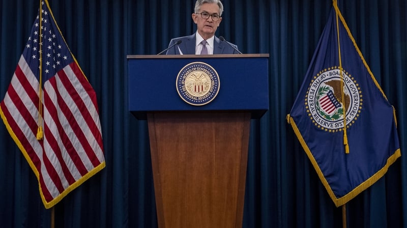 US Federal Reserve Chairman Jerome Powell